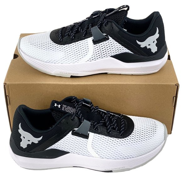 Under Armour Other - Under Armour Project Rock BSR 2 White Black Men's Training Shoes Sneakers Dwayne